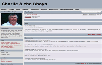 Click here to visit the Kevin McDaid page on Indie Stores